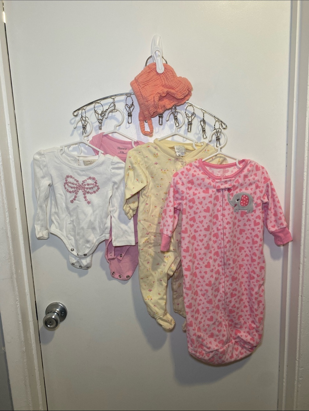 Carter's & Just One You Sleepers, and Between Baby and Hanes Onesie